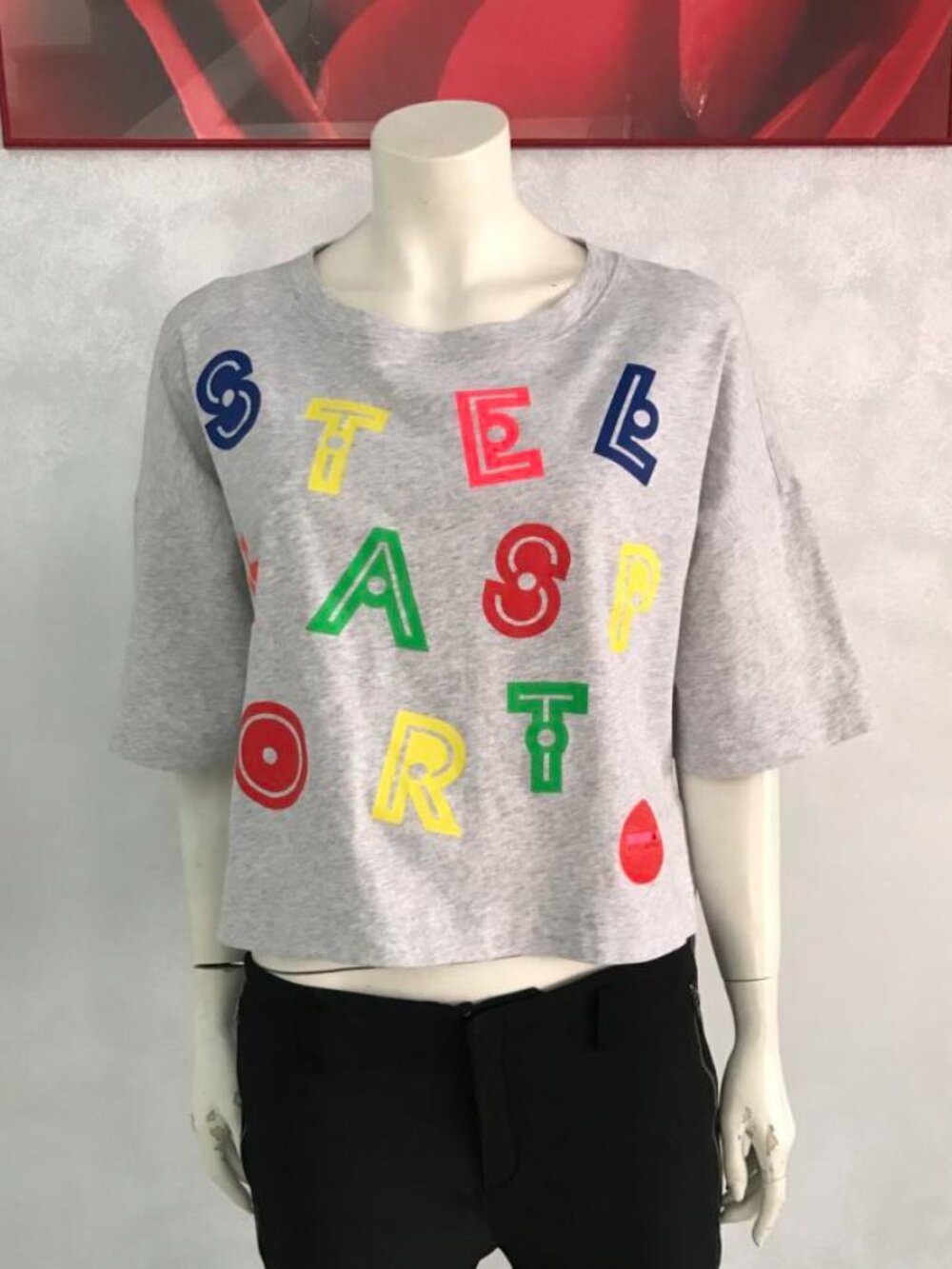 NWOT Adidas by Stella McCartney Rare Archival Relaxed-Fit Organic Cotton T-Shit - Picture 2 of 11